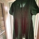 AOMEI Green Textured Midi Dress Puff Sleeve Bow Detail Women’s 4XL NWT Size 4X Photo 2