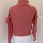 Something Navy  Isla Fringe Turtleneck Sweater Photo 2