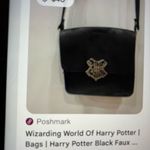 Harry Potter Black Crossbody Bag with Gold Emblem Photo 2