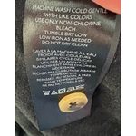 Pilcro Anthropologie Ruffle Shoulder Utility Mini Dress Black 14 EUC Photo 11