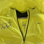 Nike  Running Dri Fit Quarter Zip Shock Advised Small Fluorescent Yellow Photo 1