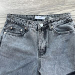 Adika  ripped distressed jeans highwaist retro black wash size Small New Photo 4