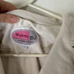 Buzzz DJ Y2k Beige Corduroy Rhinestone Embellished Jacket Western Small Photo 4