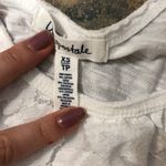Aeropostale XS white floral tank top with lace Photo 2