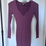 Windsor Bodycon Long Sleeve Dress SZ S Mauve Mini Dress Photo 0
