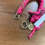 Juicy Couture  Bohemian Style Braided Bracelet Gold / Hot Pink Photo 3