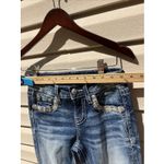 Miss Me Women's Mid-Rise Straight Medium Wash Distressed Jeans Size 25 Photo 4