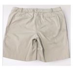 Talbots Khaki Cotton Bermuda Casual Modest Neutral Shorts Pockets Size 14 Photo 1