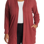Philosophy Draped Front Knit Cardigan, Size 1X Photo 0