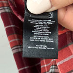 Kuhl  Shirt Women Large Orange Red Plaid Flannel Button-Up Outdoor Classic Ranch Photo 6