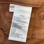 L'Agence Womens Kendra Coated Cropped Flare Flat Front Raw Hem Jeans Pants Java Photo 8