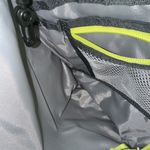 Eddie Bauer Bag Unisex OS Gray Neon‎ Green 100% Nylon Hiking Sling Back Shoulder Photo 5