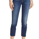 7 For All Mankind  Jen 7 Cropped Blue Jeans Plus Size 24 NWT $195 Photo 2