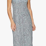 Columbia  PFG Freezer Maxi Dress With Green/Brown Mosaic Pattern Size M Photo 0