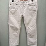 Rock Revival Women's White Cropped Jeans Size 29 Photo 0