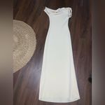 Sueded Stretch Twist
Maxi Dress KHY BY KYLIE cream $228 formal party event White Size M Photo 4