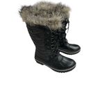 Sorel New Womens Tofino II Faux Fur Waterproof Black Snow Boots Size 6.5 Photo 2