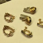 Lot Of 3 Costume Earrings Vintage Photo 0