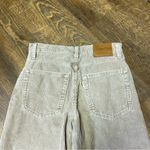 Levi's Premium Baggy Dad Corduroy Pants Jeans Beige Womens Size 24x30 Photo 5