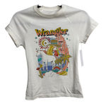 Wrangler Graphic T Shirt Western Desert Cowgirl Print Size XS NWT Photo 0