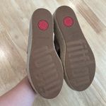 FitFlop Eloise Espadrille Leather Wedge Cross Slide Beige Buff Size 10 Photo 4