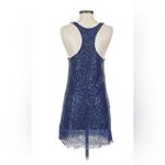 Victoria's Secret Victoria’s Secret Blue Sequin Racerback Tank Slip Dress Size S Photo 1