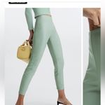 Fabletics Vegan Leather High-Waisted Legging DUSTY GARDEN Photo 1