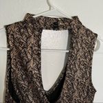 Haute Monde  Sleeveless Bodycon Dress Black Gold Photo 7