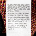 Farm Rio  Black Tropical Magic Knit Long Puff Sleeves Sweater Dress Size Medium Photo 3