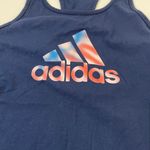 Adidas Women's Americana Graphic Tank Collegiate Navy Size Small Photo 6