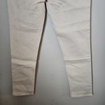 Thakoon Classic Cropped Jean Denim Ecru Cream Neutral Solid Casual Staple Cute Silver Size 2 Photo 5