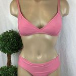 J.Crew Rose Pink Bikini Swim Bathing Suit Set S/M Photo 0
