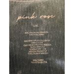 Pink Rose Tank Top Womens L/XL Gray Ribbed Scoop Neck Sleeveless Stretch Basic Photo 4