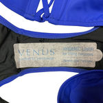 Venus  Lattice Side Bikini Bottom Size 12 Cobalt Blue Versatile‎ Vacation Lace Up Photo 6