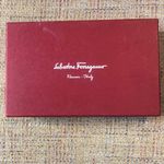 Salvatore Ferragamo  Gancini Hot Pink Full Zip Bifold Leather Wallet COMES in BOX Photo 3