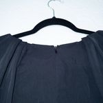 NWT BigHit Black Faux Wrap Belted Midi Dress Size Large Photo 6