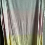 American Eagle 💖 Outfitters Soft & Sexy Ombré Pink and Yellow Relaxed Tank Top Photo 2