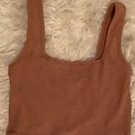SheIn Brown Crop Top Photo 1