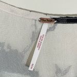 Free People  Floral Long Sleeve Ruched Blouse Photo 5