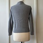 Jeanne pierre Women’s Gray 100% Cotton Turtleneck Sweater Photo 4