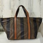 Fendi Pequin Vintage Coated Nylon Canvas Bag Photo 1