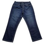 Nine West  Jeans Date Night Fit Dark Wash Denim Cropped Bottoms Size 31/12 Photo 0