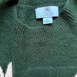 CeCe  Forest Green Sweater with Martini Design Photo 1