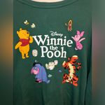 Disney Women's Winnie the Pooh and Friends Cozy Graphic Green Sweatshirt Sz XXL Photo 3
