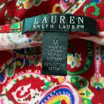 Ralph Lauren Lauren  Medium Paisley Swing Dress Ruffle Neckline- MISSING BELT Photo 10