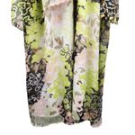 Opening Ceremony  Floral Dress Size 4 in Green Cold Shoulder Midi NWT Photo 5