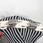 SEA NEW YORK | Black and White Textured Striped Beaded Detail Dress Sz. 4 Photo 2