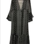 Spoon jeans black and white polka dot maxi kimono measurements in pictures Photo 4