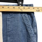 J.Crew Womens Tie waist camp pant in indigo dyed corduroy Size M Blue Size M Photo 5