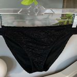 Bikini Bottoms Black Crochet Lace Swimsuit Womens Small New Mossimo Photo 7